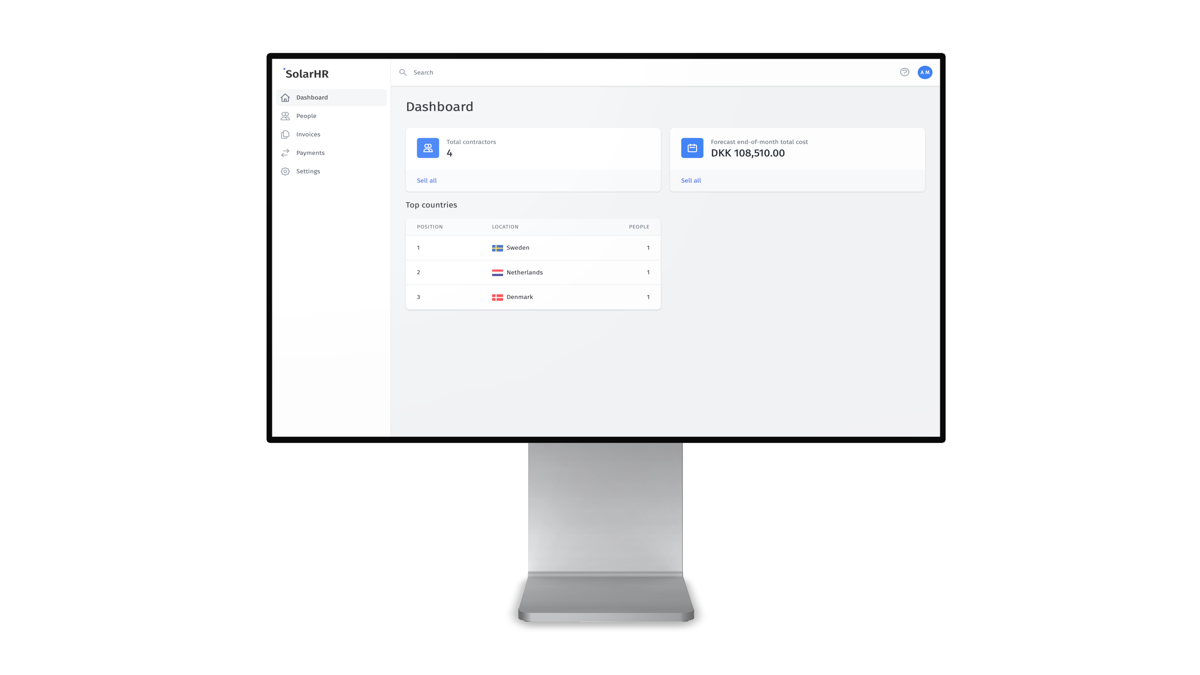 SolarHR Business Dashboard